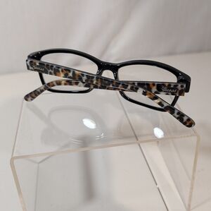 GUESS Eyeglasses GU 9122 Cheetah BLK Frames 47 14 130 Must Replace Lenses